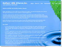 Tablet Screenshot of mothersmilkalliance.org